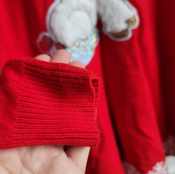 Kids Christmas Sweater Dress - Picture 5 of 6